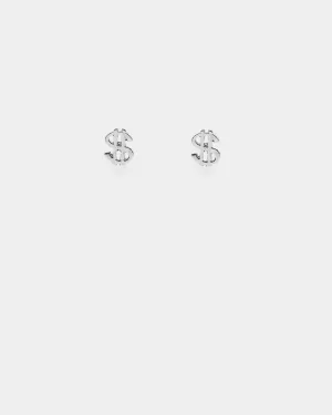 Wild for the Weekend Money Stud Earring Set Silver