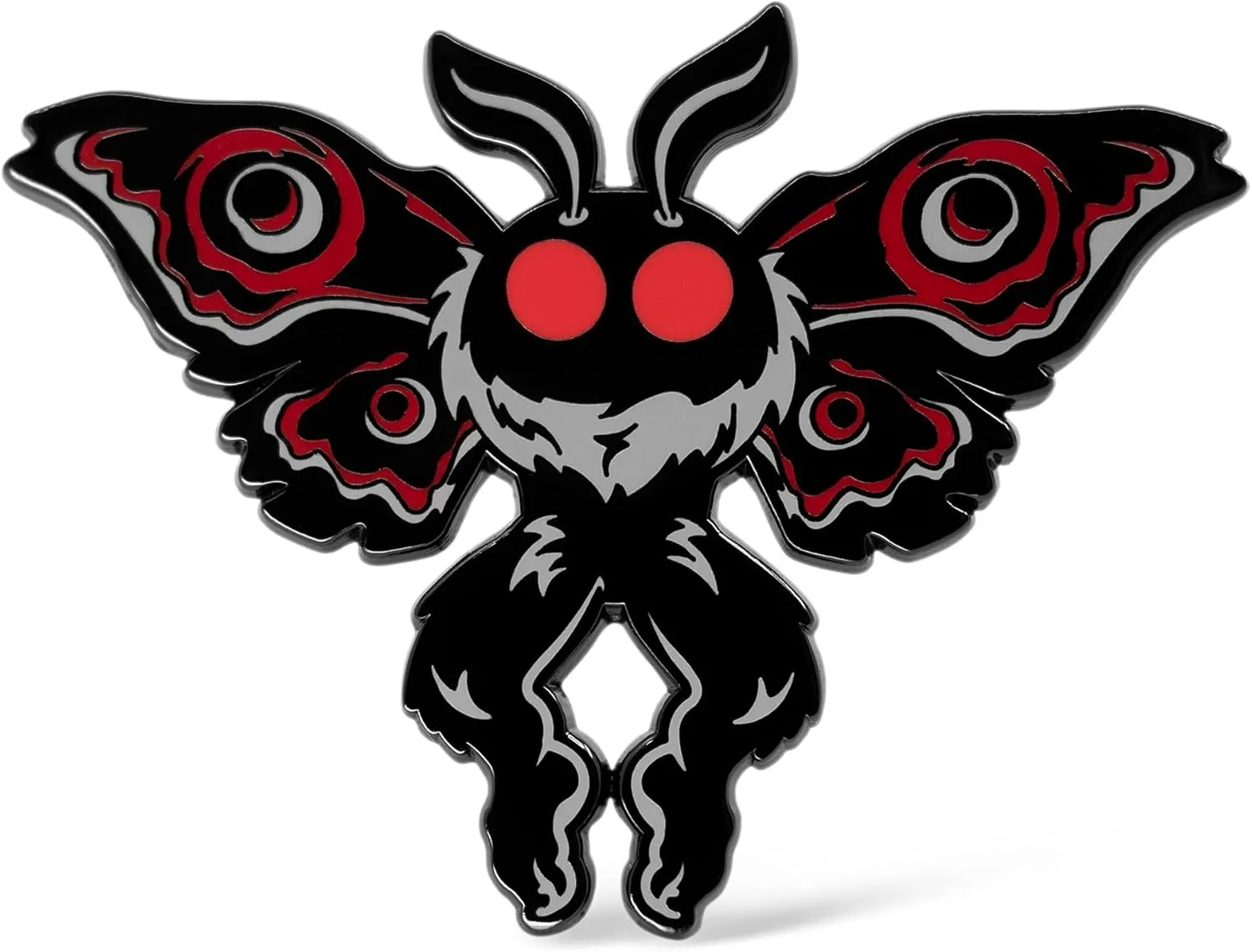 Winks For Days Mothman Cryptid Creature Hard Enamel Lapel Pin