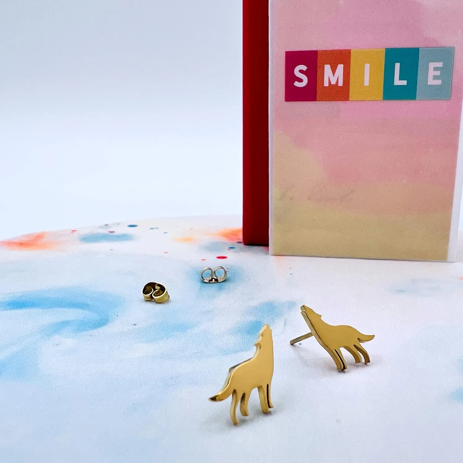 Wolf Earrings for Women - Dragon Jewelry - Dino Jewelry - Duck, Penguin, Flamingo, Dog, Giraffe, Fox