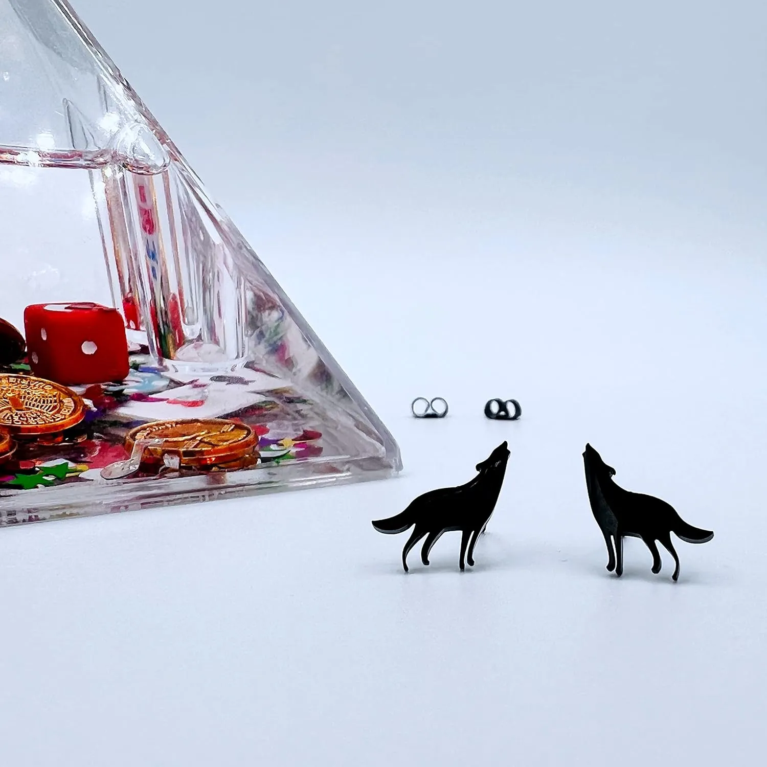 Wolf Earrings for Women - Dragon Jewelry - Dino Jewelry - Duck, Penguin, Flamingo, Dog, Giraffe, Fox