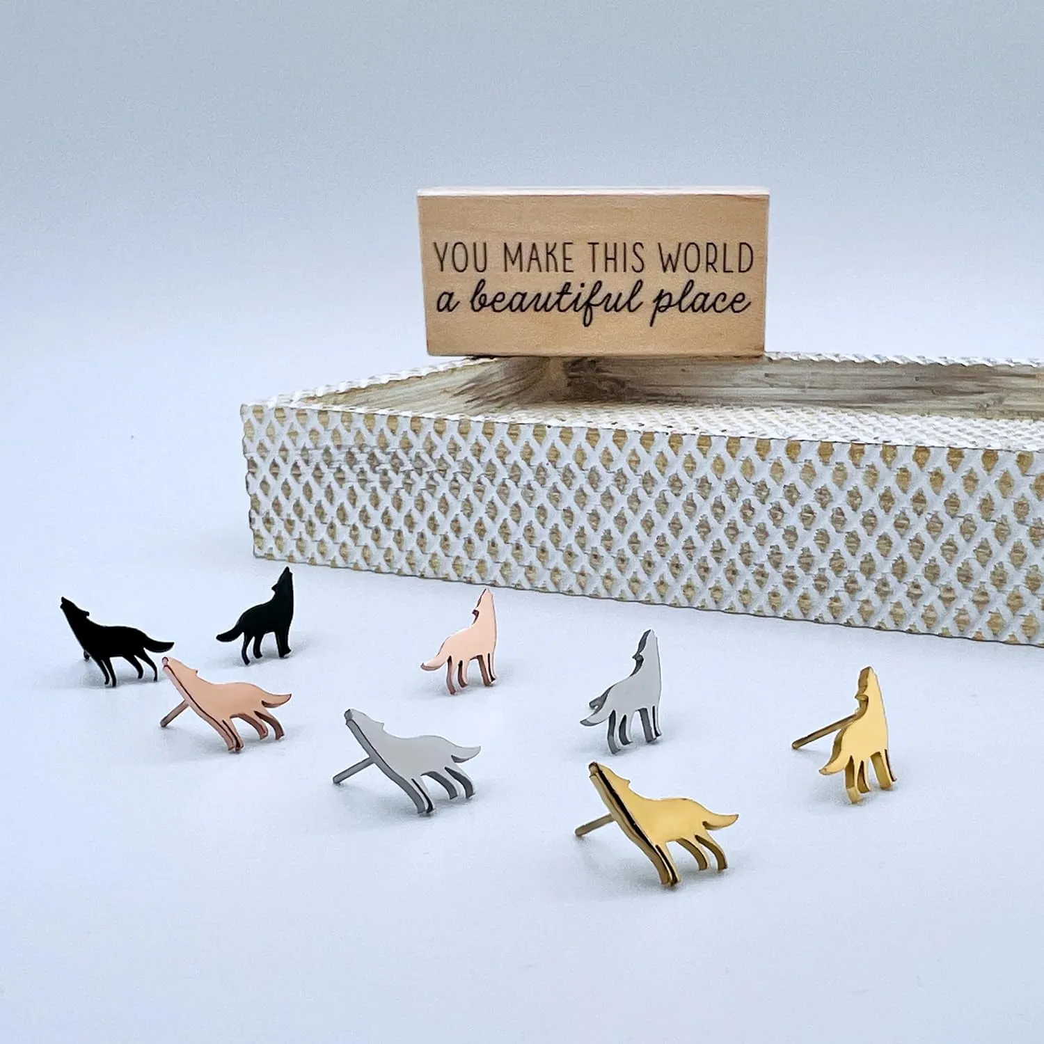 Wolf Earrings for Women - Dragon Jewelry - Dino Jewelry - Duck, Penguin, Flamingo, Dog, Giraffe, Fox