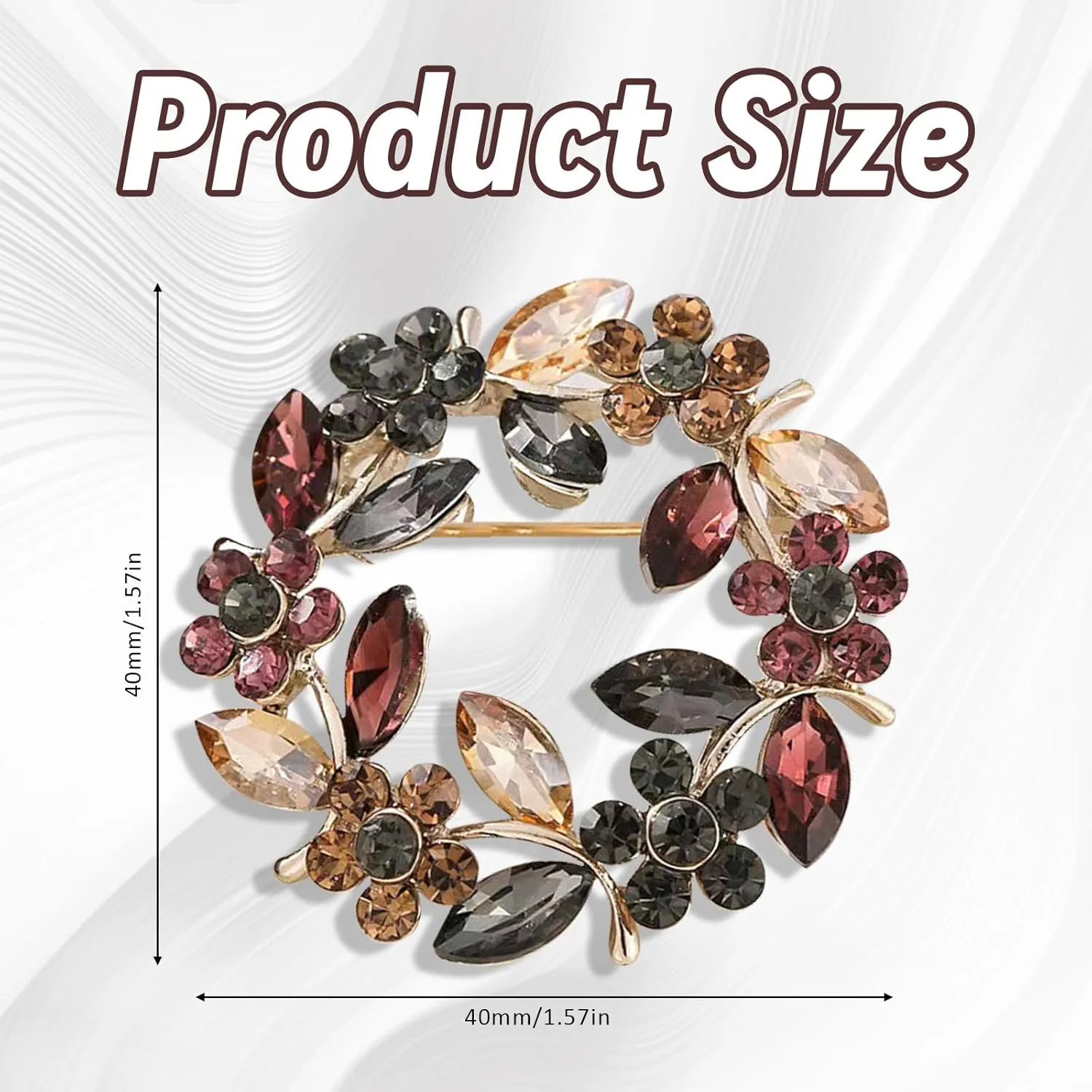 Women's Brooches & Pins - Elegant Gold Brooches for Women - Stylish Brooches and Pins for Women - Perfect for Any Occasion