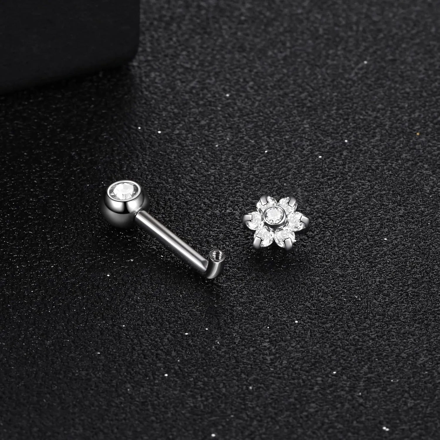 Xpircn 14G Titanium Christina Piercing Barbell VCH Bar Genital Jewellery