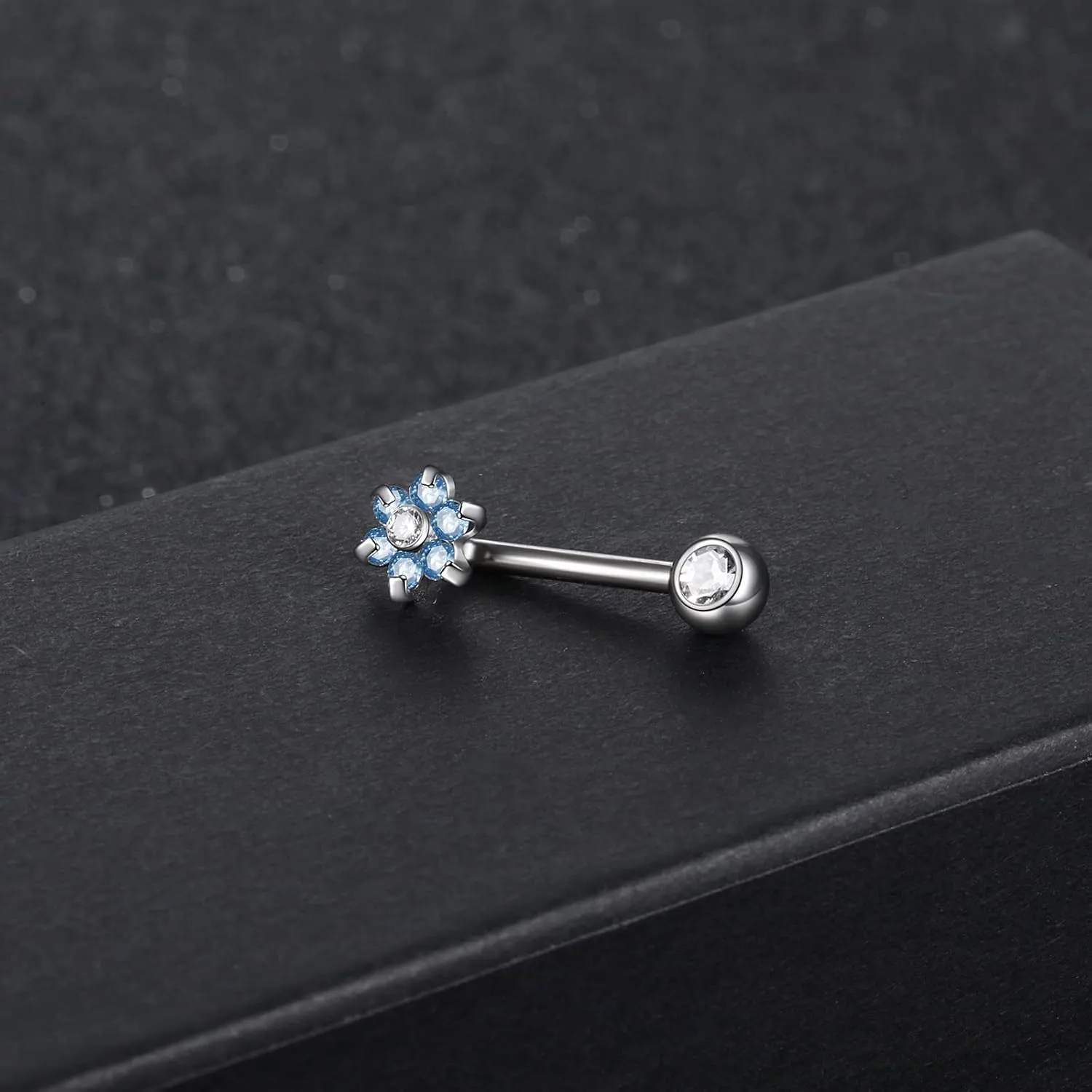 Xpircn 14G Titanium Christina Piercing Barbell VCH Bar Genital Jewellery