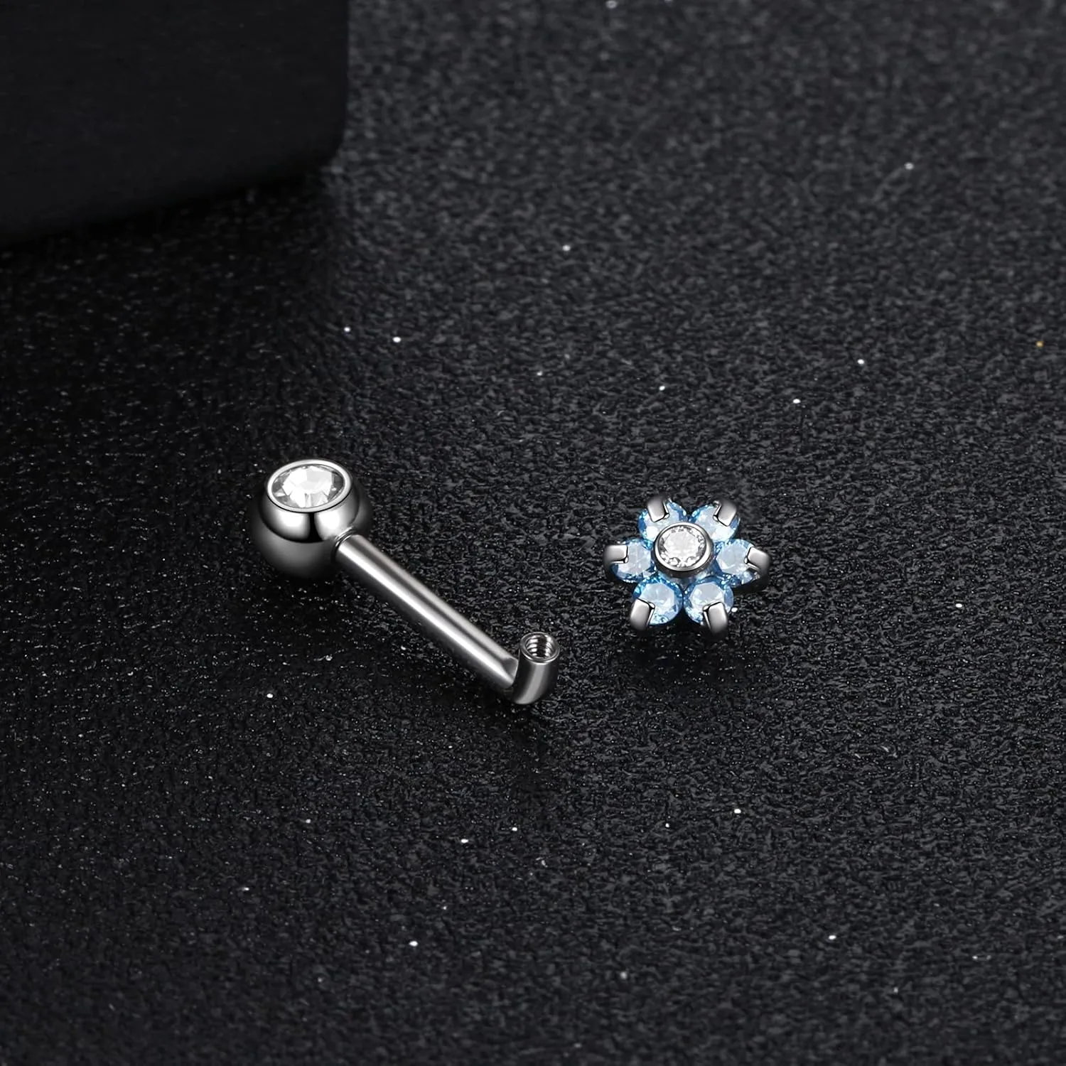 Xpircn 14G Titanium Christina Piercing Barbell VCH Bar Genital Jewellery