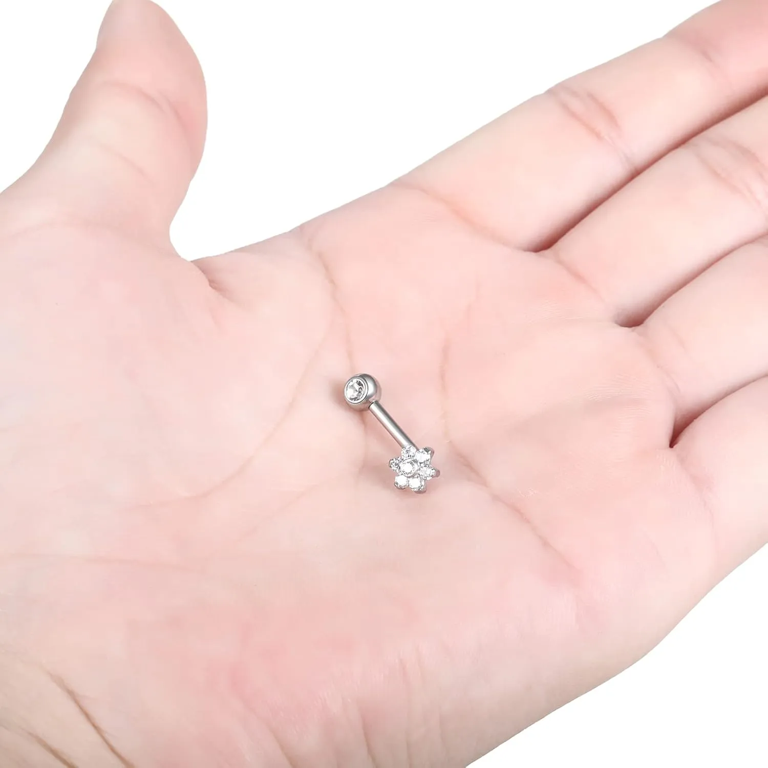 Xpircn 14G Titanium Christina Piercing Barbell VCH Bar Genital Jewellery