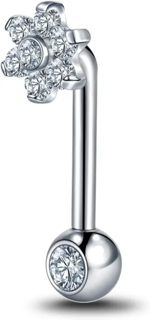 Xpircn 14G Titanium Christina Piercing Barbell VCH Bar Genital Jewellery