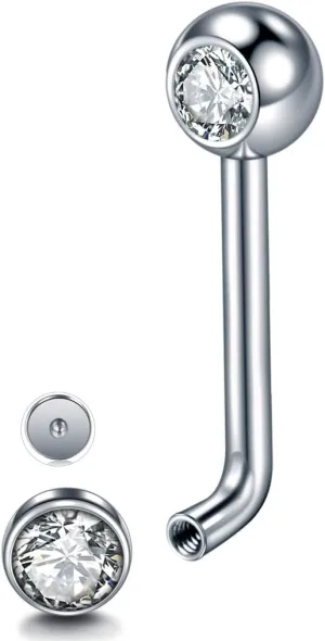 Xpircn 14G Titanium Christina Piercing Barbell VCH Bar Genital Jewellery