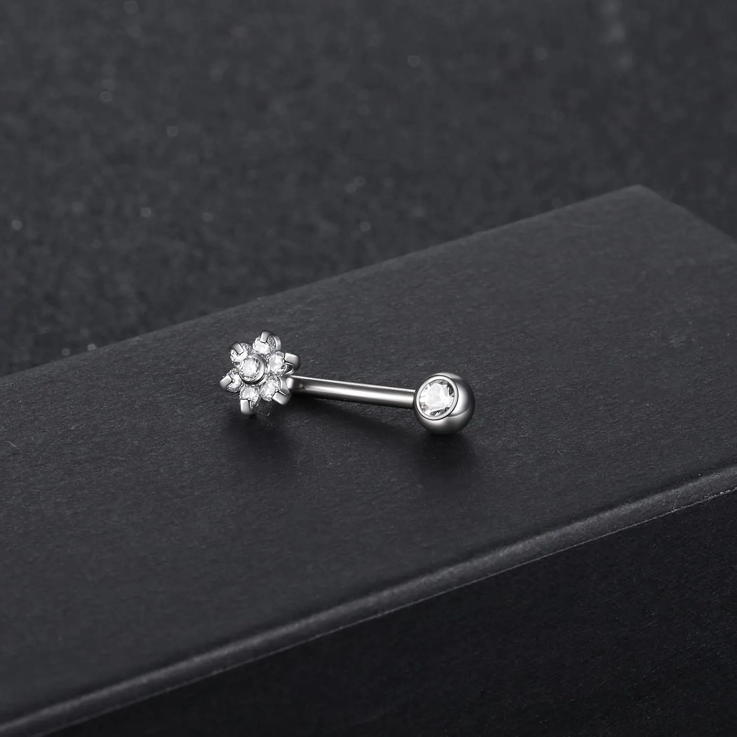 Xpircn 14G Titanium Christina Piercing Barbell VCH Bar Genital Jewellery