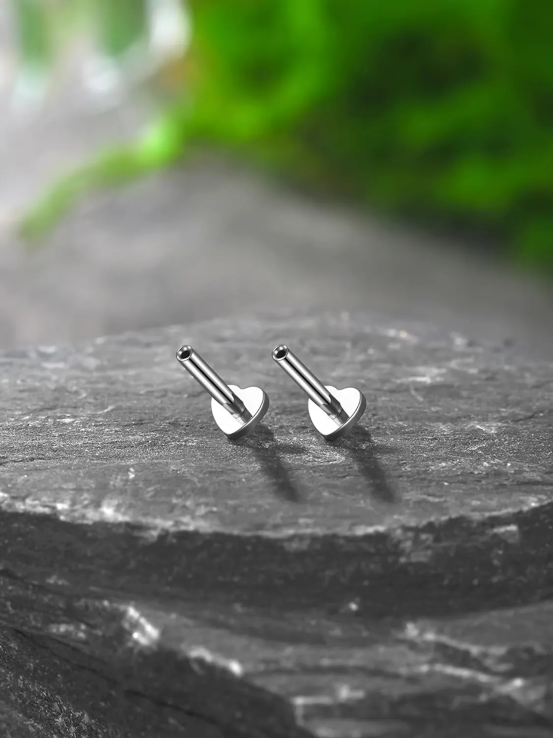 Xpircn Threadless Labret Bar for Flat Back Cartilage Helix Tragus Stud Earrings G23 Titanium - Bar ONLY, 20G/18G/16G