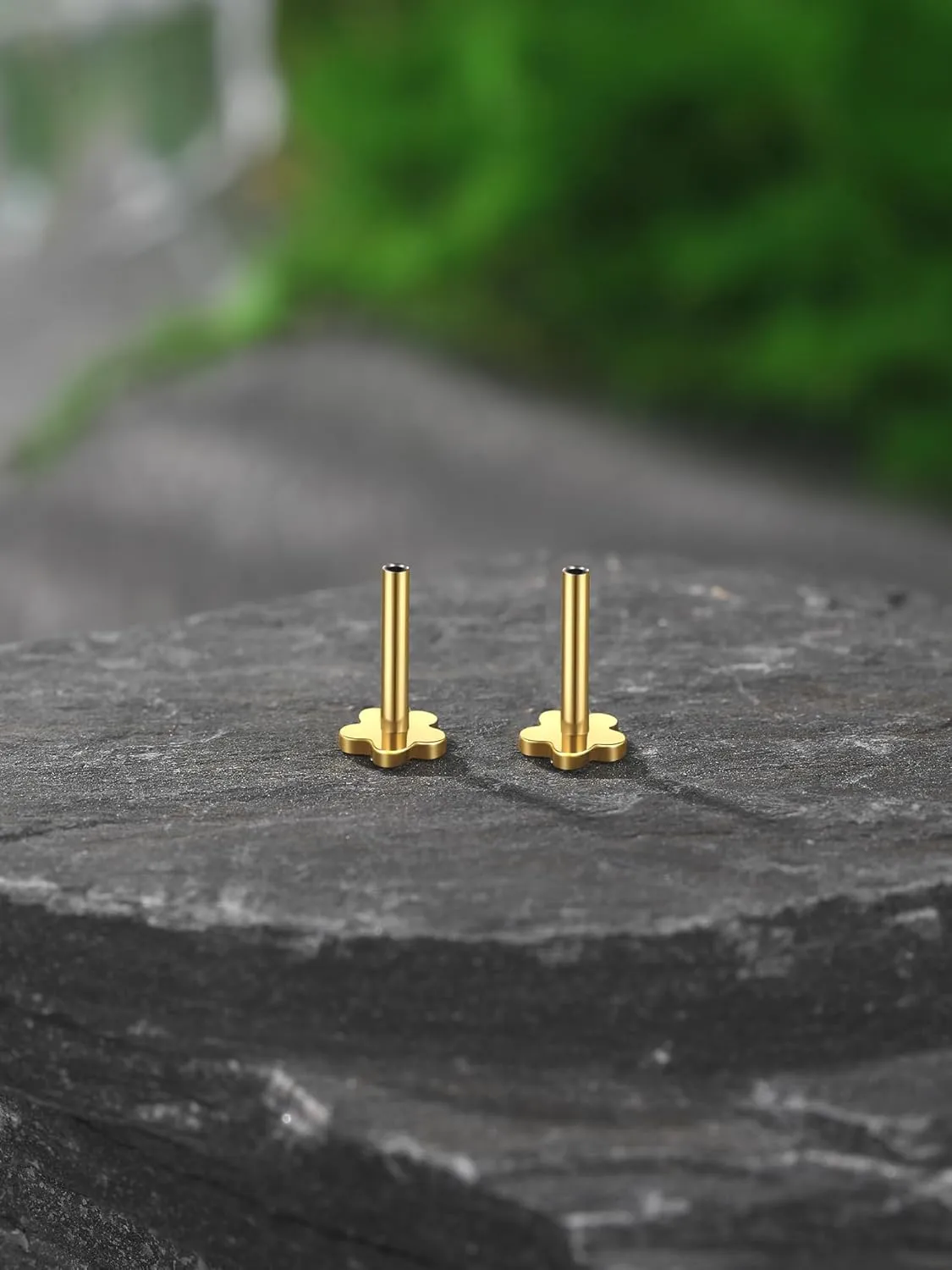 Xpircn Threadless Labret Bar for Flat Back Cartilage Helix Tragus Stud Earrings G23 Titanium - Bar ONLY, 20G/18G/16G