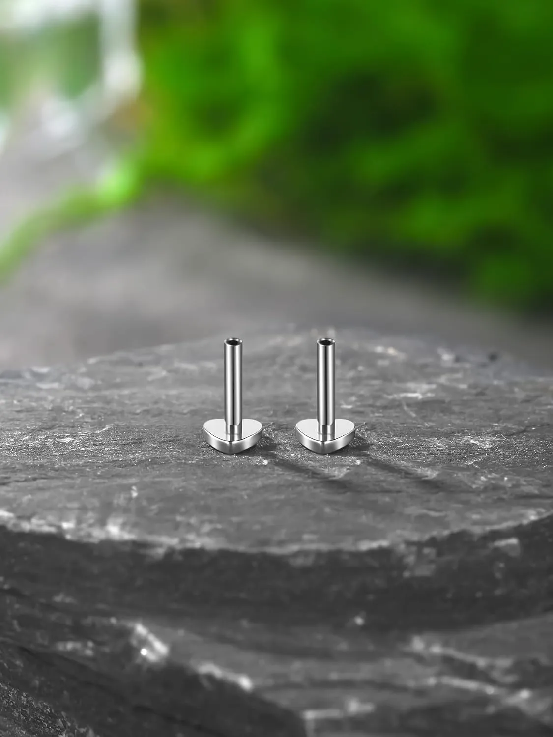 Xpircn Threadless Labret Bar for Flat Back Cartilage Helix Tragus Stud Earrings G23 Titanium - Bar ONLY, 20G/18G/16G
