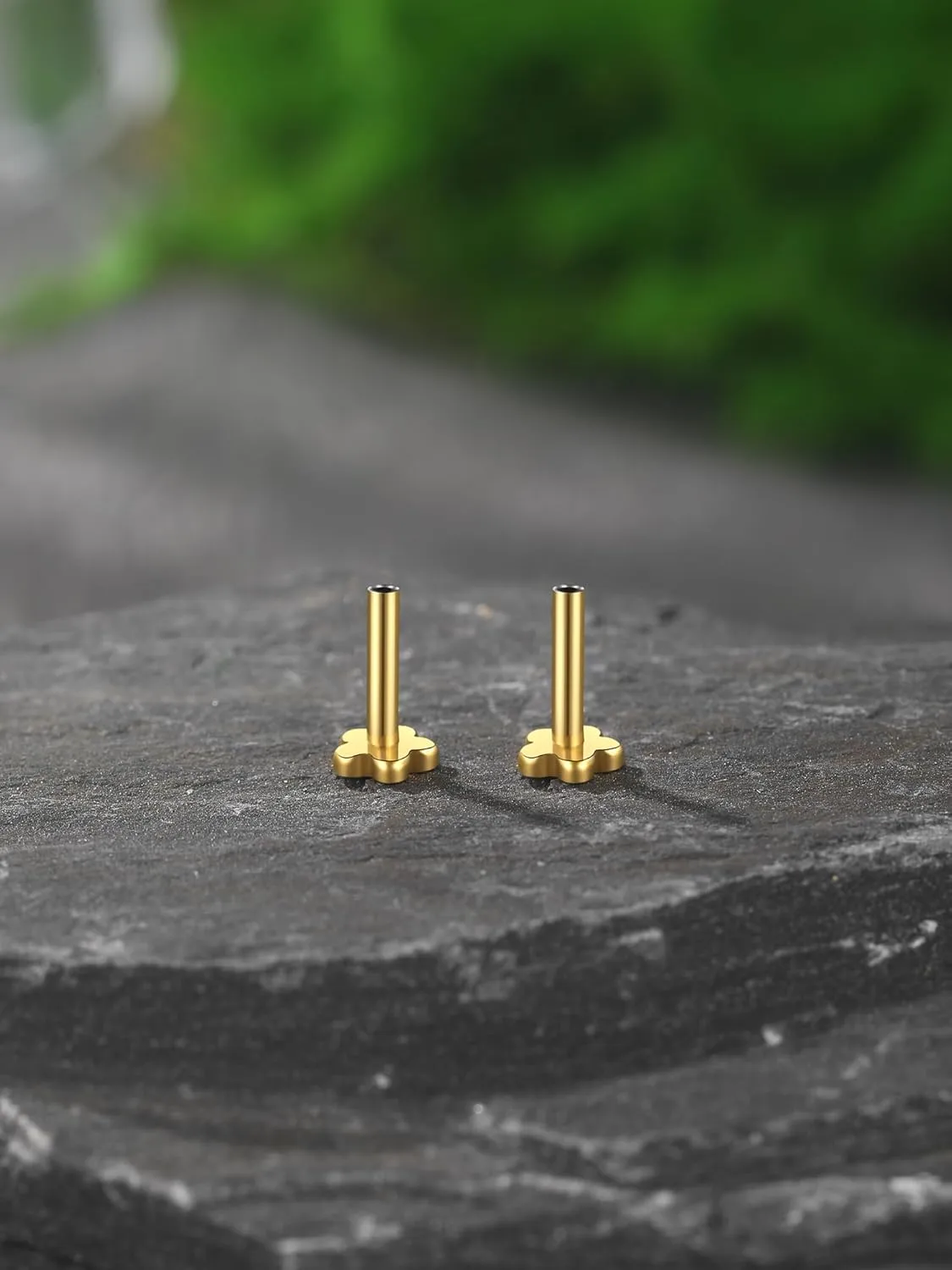 Xpircn Threadless Labret Bar for Flat Back Cartilage Helix Tragus Stud Earrings G23 Titanium - Bar ONLY, 20G/18G/16G