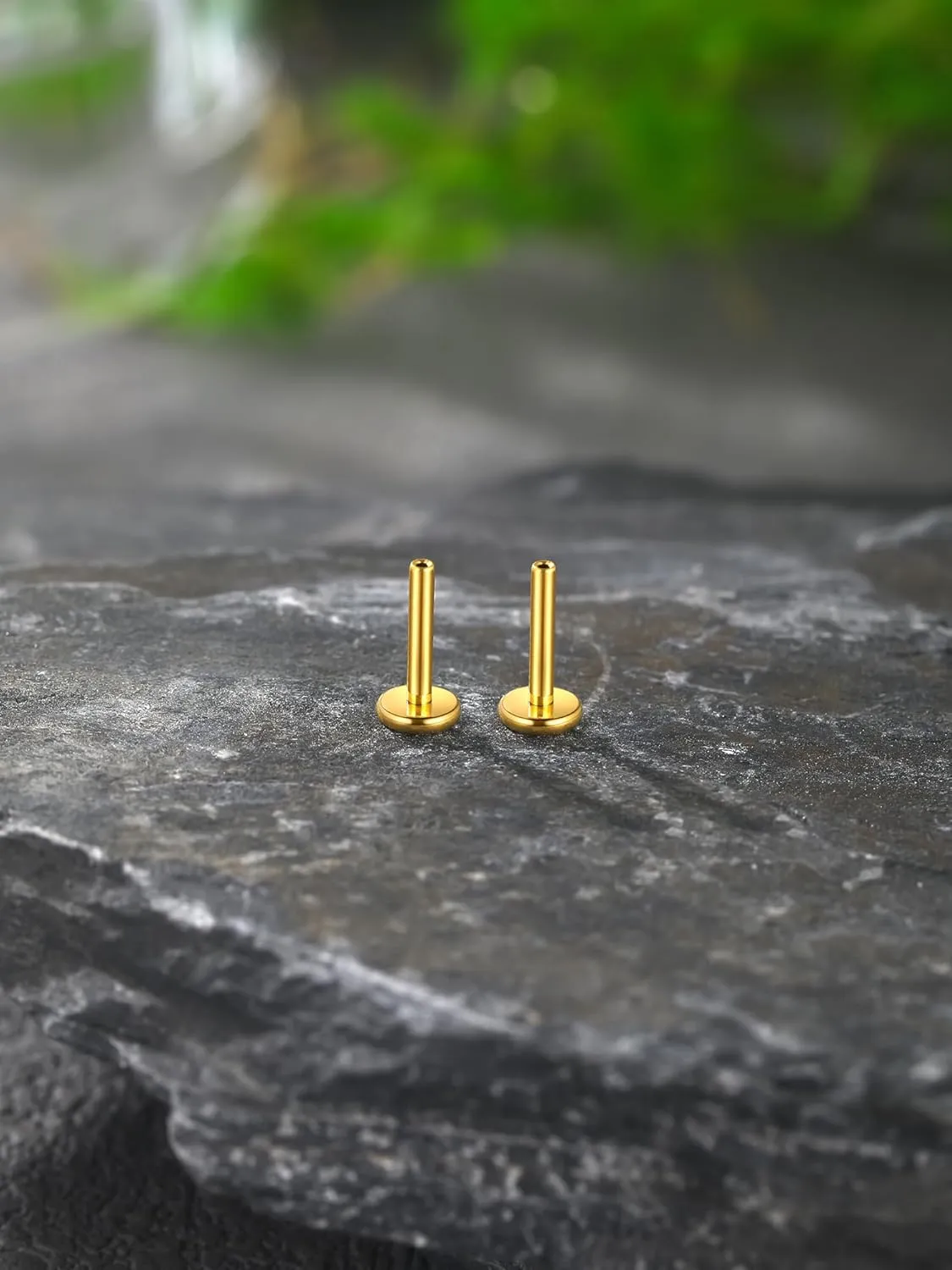 Xpircn Threadless Labret Bar for Flat Back Cartilage Helix Tragus Stud Earrings G23 Titanium - Bar ONLY, 20G/18G/16G