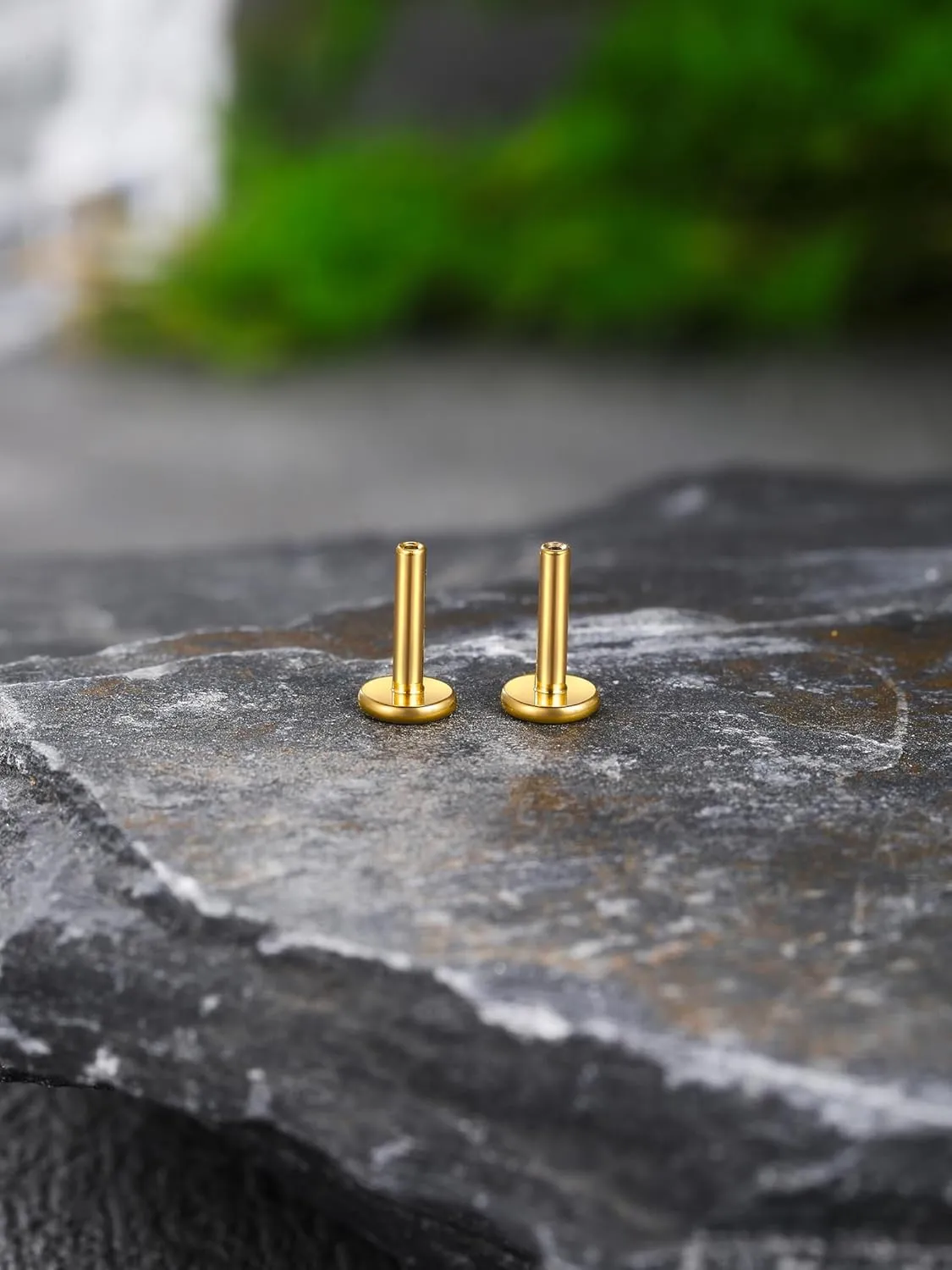 Xpircn Threadless Labret Bar for Flat Back Cartilage Helix Tragus Stud Earrings G23 Titanium - Bar ONLY, 20G/18G/16G