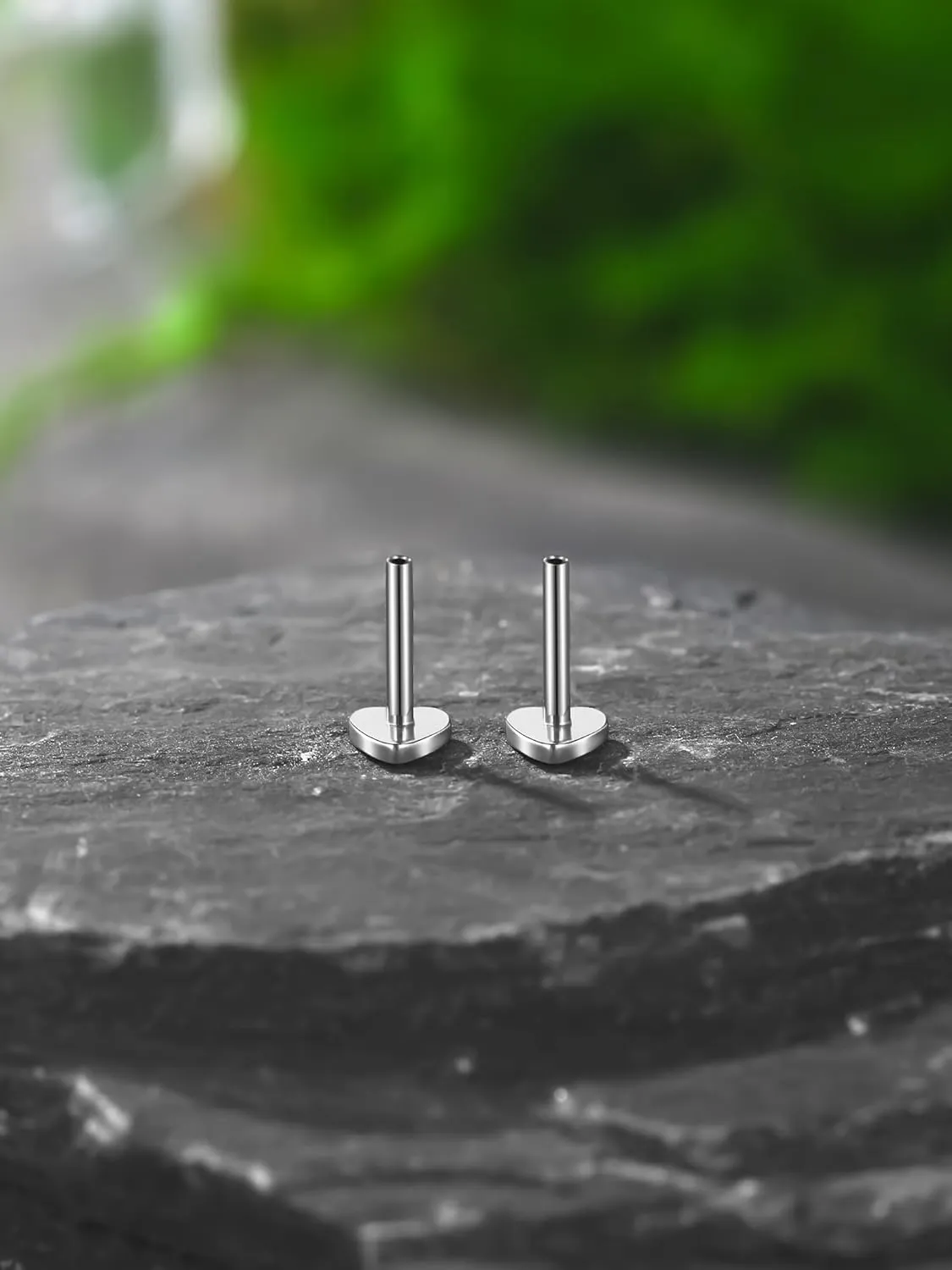 Xpircn Threadless Labret Bar for Flat Back Cartilage Helix Tragus Stud Earrings G23 Titanium - Bar ONLY, 20G/18G/16G