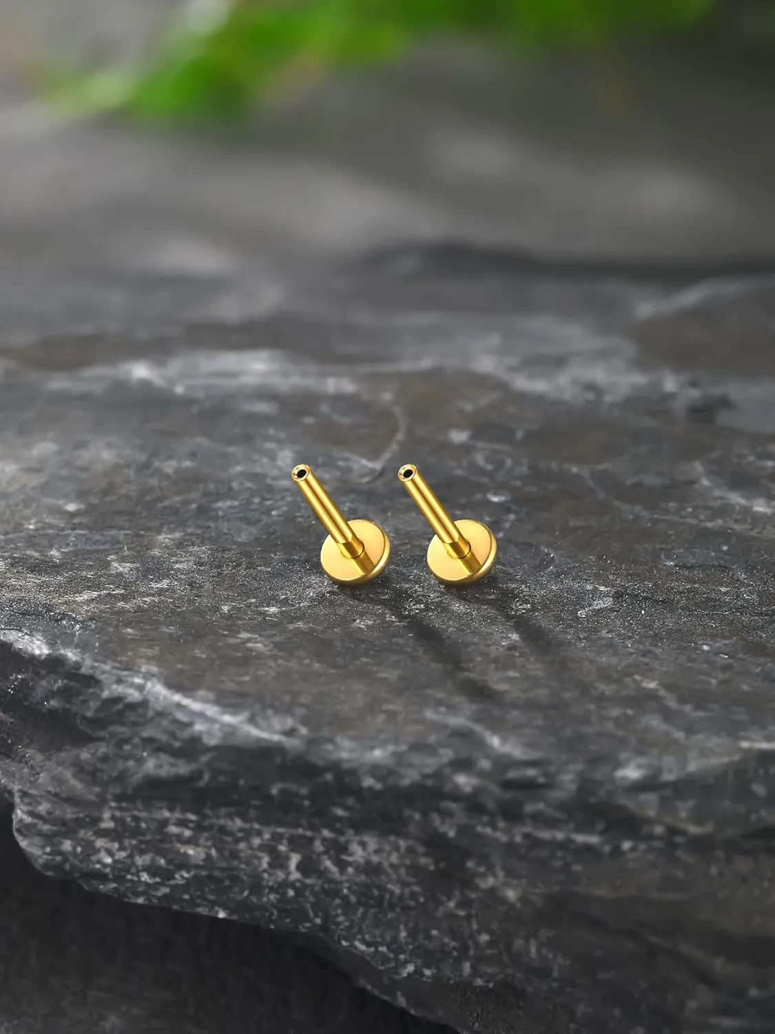 Xpircn Threadless Labret Bar for Flat Back Cartilage Helix Tragus Stud Earrings G23 Titanium - Bar ONLY, 20G/18G/16G