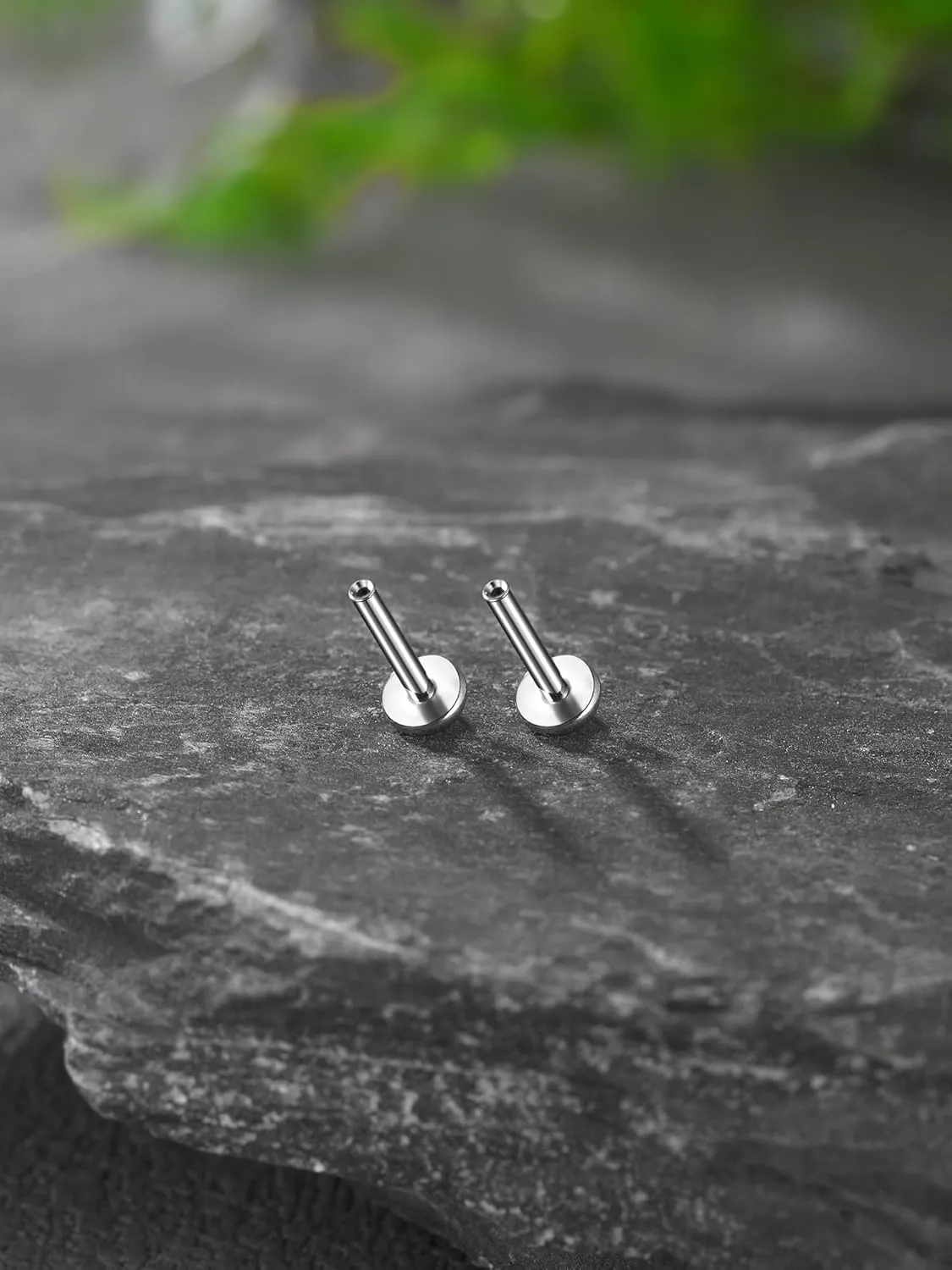 Xpircn Threadless Labret Bar for Flat Back Cartilage Helix Tragus Stud Earrings G23 Titanium - Bar ONLY, 20G/18G/16G