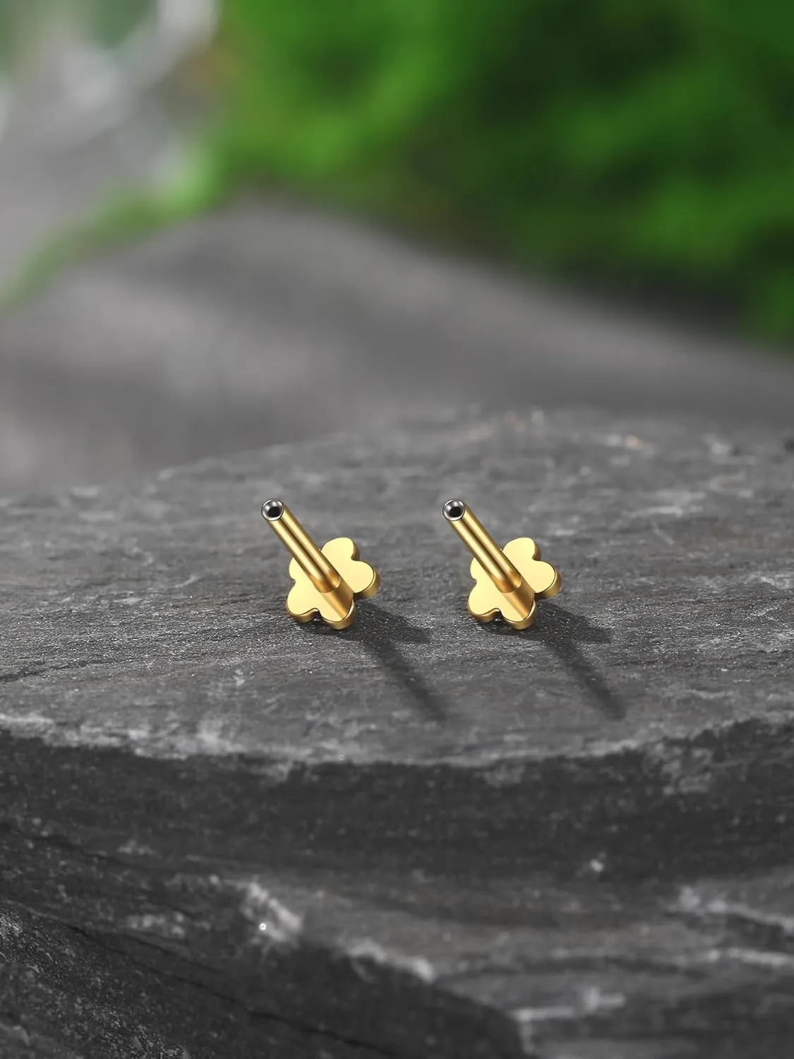 Xpircn Threadless Labret Bar for Flat Back Cartilage Helix Tragus Stud Earrings G23 Titanium - Bar ONLY, 20G/18G/16G