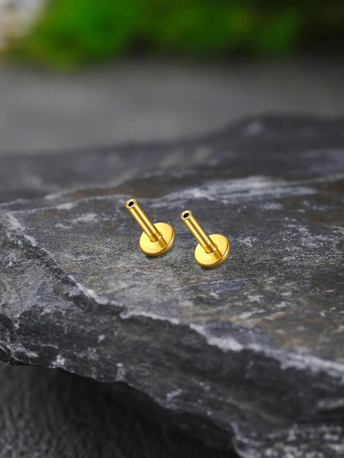 Xpircn Threadless Labret Bar for Flat Back Cartilage Helix Tragus Stud Earrings G23 Titanium - Bar ONLY, 20G/18G/16G